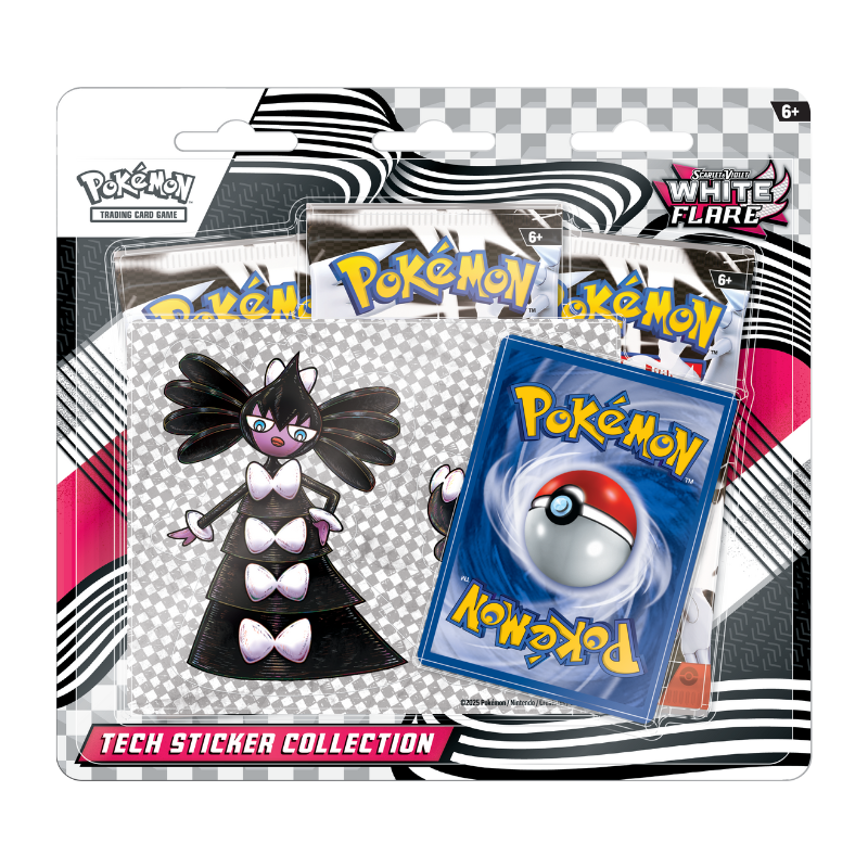 Colección con Pegatinas Llama Blanca - Gothitelle