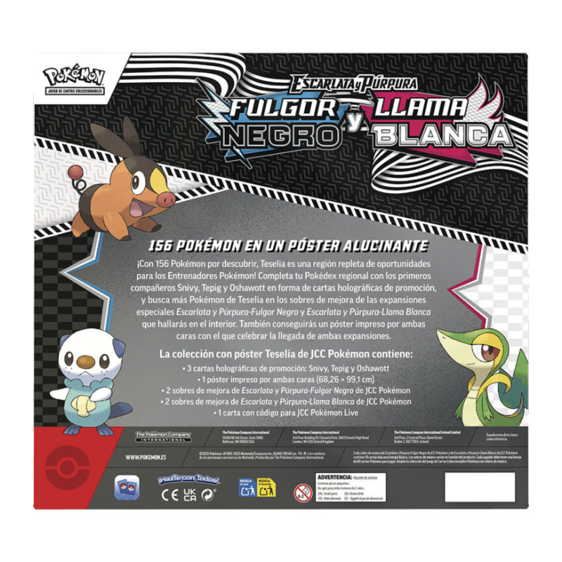 Colección con Póster Llama Blanca y Fulgor Negro
