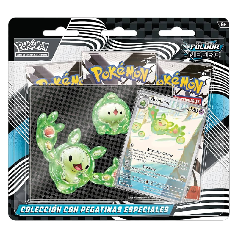 Colección con Pegatinas Fulgor Negro - Reuniclus